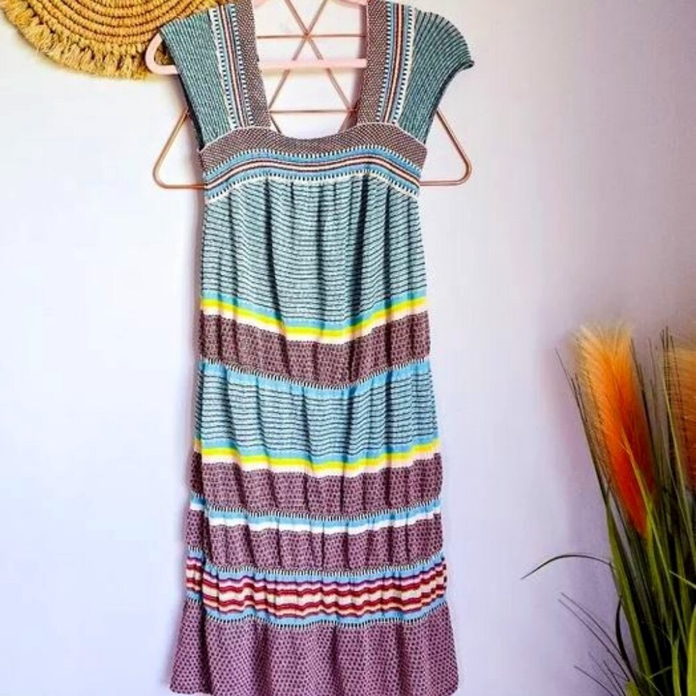 Anthropologie Aldomartins Paloma Knit Tunic Dress Sz XSP MSRP $250